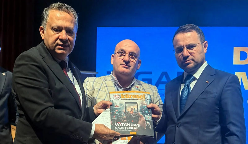 Dim, gazetecilik yasası taslağını Bakan Gürlek'e sundu